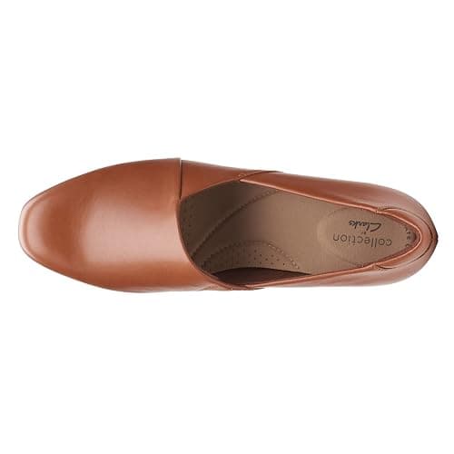 Clarks Women's Juliet Palm Loafer - Caramel - 7 Wide thumbnail 7