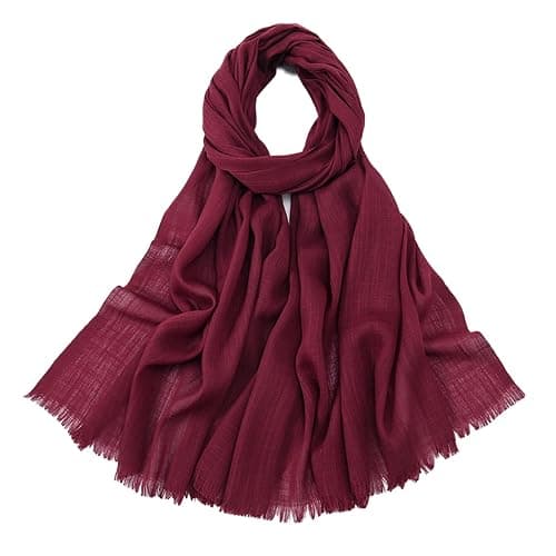 Canxiaoba Women's Summer Scarf Lightweight And Soft Bamboo Cotton Headscarf - Image 1
