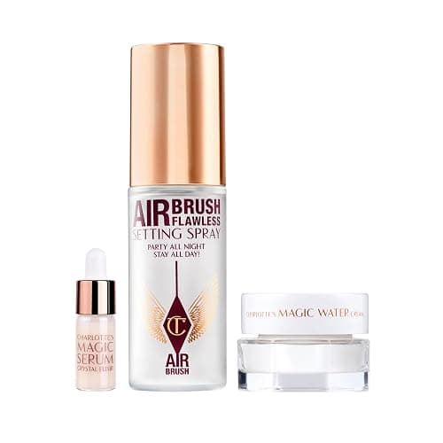 Charlotte Tilbury x Genshin Impact Starfell Treasure - Travel Size Skincare Kit - Magic Water Cream, Crystal Elixir, Setting Spray, Compact Mirror & Genshin Accessories - Pouch Included (6 Count) thumbnail 10