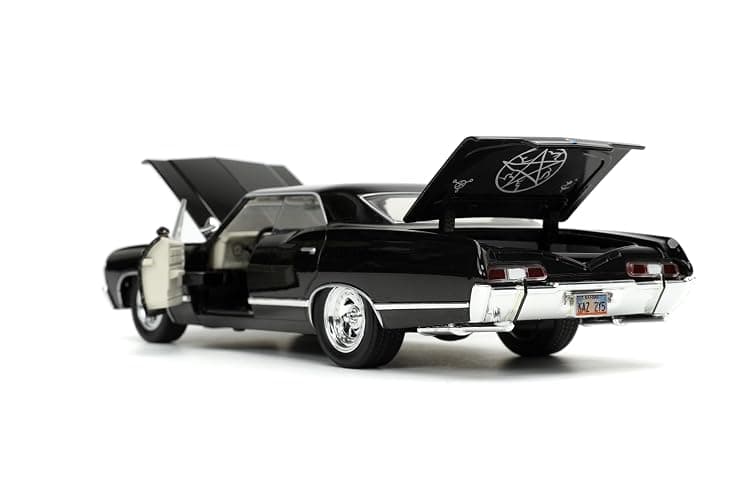 Jada Supernatural 1:24 1967 Chevy Impala Die-cast Car w/Dean Winchester Die-cast Figure, Toys for Kids and Adults thumbnail 7