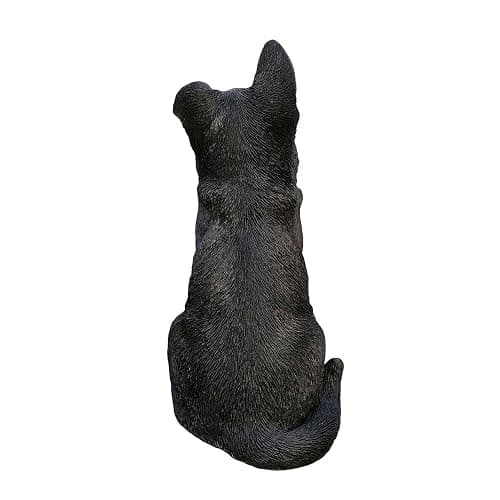 Hi-Line Gift Ltd. Adorable Shepherd Pup: Polyresin Figurine in Black and Brown thumbnail 5