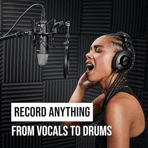 RØDE NT1 Signature Series Large-diaphragm Condenser Microphone with Shock Mount, Pop Filter and XLR Cable for Music Production, Vocal Recording, Streaming and Podcasting thumbnail 7