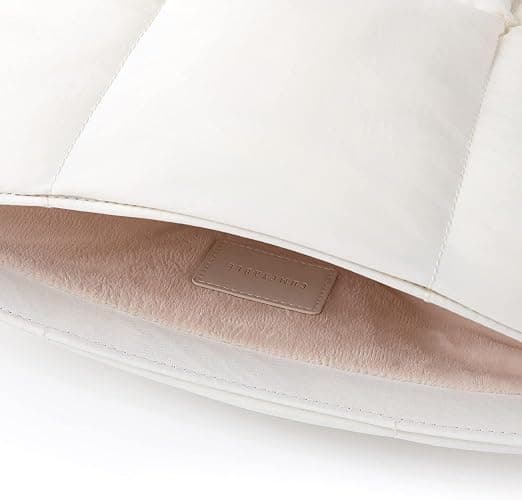 Comfyable Puffy Laptop Sleeve 13 Inch 14 Inch, Quilted Puffer Laptop Carrying Case, Pillow Case Compatible with MacBook Air M4 2025 M3 M2 M1, MacBook Pro M4 Pro/Max, Rice - For 13"-14" Mac Air / Mac Pro M4 M3 M2 M1 - Rice thumbnail 3