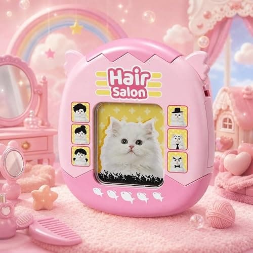 2-in-1 Cat Magnetic Drawing Board - DIY Hair Styling Toy | Magnetic Cat Hairstyle Toy,Funny DIY Cat Hair Style DrawingBoard with Stylus Pen,Portable Stress Relief Toys thumbnail 5