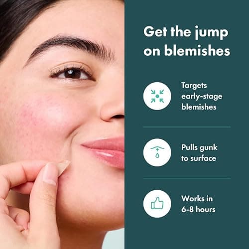 Mighty Patch Micropoint Large Hydrocolloid Pimple Patches for Face Blemishes from Hero Cosmetics, Acne Stickers for Early Stage Zits & Hidden Pimples, 395 Proprietary Micropoints, 8 Count thumbnail 3