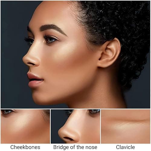 evpct 4 Colors Contour Stick Makeup Set Concealer Stick Cream Contouring Contour Palette Makeup Kit for Beginners Nose Bronzer Stick Liquid Contour Face Highlighter Makeup contorno maquillaje 01+02 thumbnail 4
