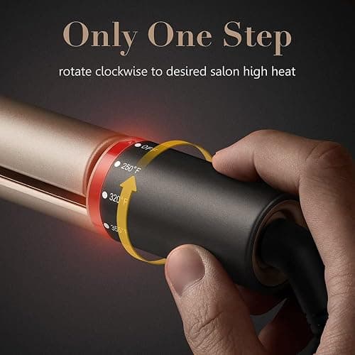 FURIDEN Professional Salon Quality Hair Straightener, Hair Straightener and Curler 2 in 1, Flat Iron Curling Iron in One, Fast Results | Long Lasting thumbnail 2
