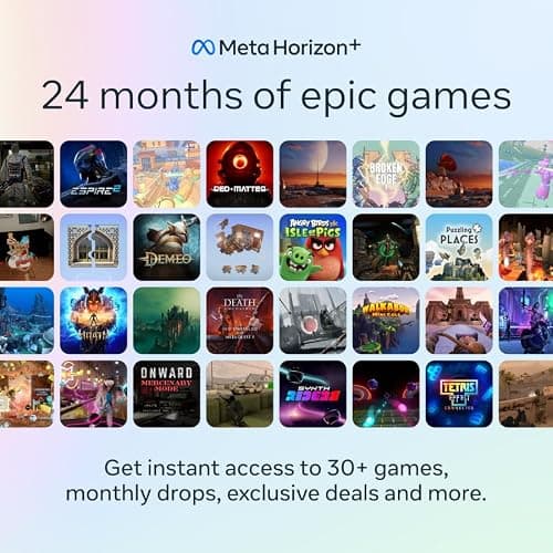 Meta Quest 3S 128GB Virtual Reality Headset Bundle with 24 Months of Meta Horizon+ Games Subscription & Meta Warranty Plus Enhanced Protection, As Low as 0% APR thumbnail 3