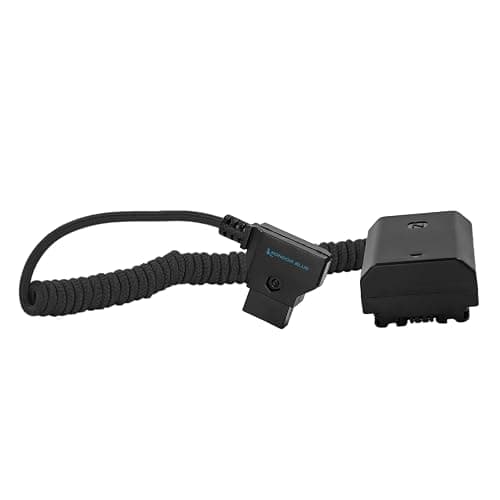 KONDOR BLUE | D-Tap to NP-FZ100 Dummy Battery Compatible with Sony A7/FX3/FX30 + More | 16-36" Ultra Durable, & Nylon Braided with Reinforced Connectors | Black thumbnail 2