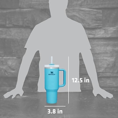 Stanley Quencher H2.0 Tumbler with Handle and Straw 40 oz | Flowstate 3-Position Lid | Cup Holder Compatible for Travel | Insulated Stainless Steel Cup | BPA-Free | Pool thumbnail 3