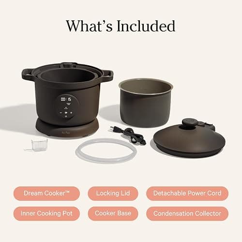 Our Place Dream Cooker | 6-quart Multicooker | 4 Versatile Modes | Pressure Cook, Slow Cook, Sear & Saute, Keep Warm | Hands-Free Steam Release | Tailored Control Panel | Char thumbnail 6
