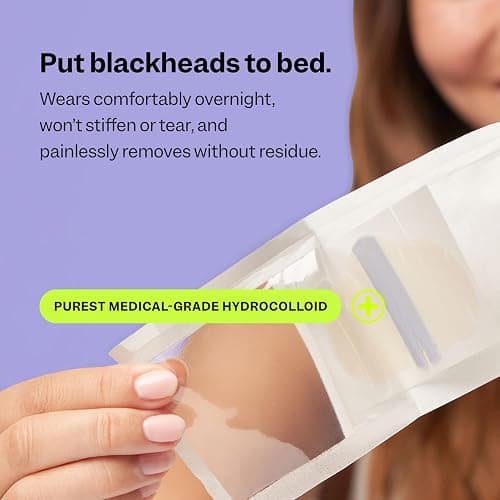Peach Slices - Nose Pore Patches (7 ct) - Overnight Blackhead Remover - Pore Strips - Absorbs Gunk - Thin, Flexible & Painless - Hydrocolloid Patches - Vegan & Cruelty Free - Korean Skin Care & Beauty thumbnail 3