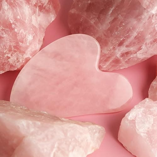 huefull Gua Sha Facial Tools for Face and Body –Spa Gifts for Women, Natural Rose Quartz Guasha Tool for Face, Relieving Tension,Self Care Gift for Women & Men thumbnail 8