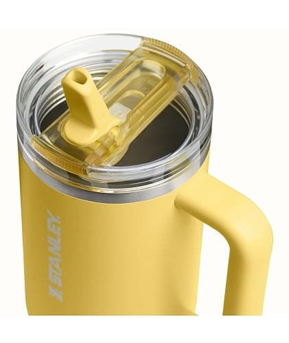 STANLEY Quencher ProTour Flip Straw Tumbler with Leakproof Lid 40 oz | Built-In Straw & Handle | Cupholder Compatible for Travel | Insulated Stainless Steel Cup | BPA-Free | Daffodil thumbnail 3