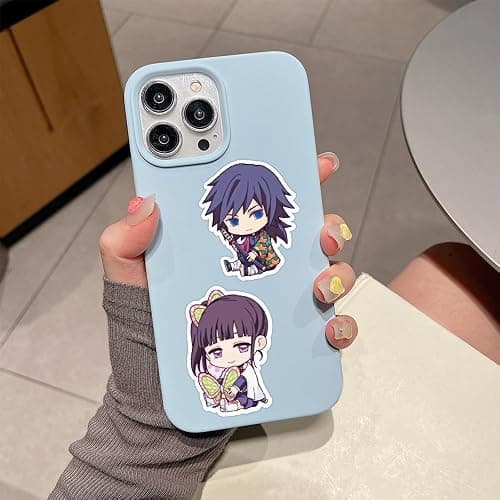 50pcs Demon Slayer Stickers for Kids, Cute Anime Cartoon Waterproof Vinyl Decal for Teen Girl Adult Notebook Laptop Water Bottle Skateboard Guitar Travel Case Phone Bike thumbnail 2