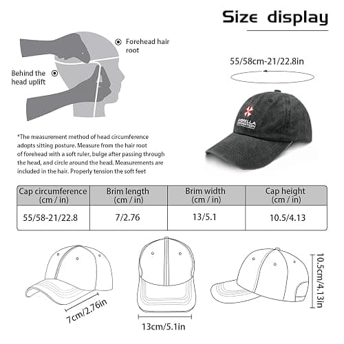Residents Evil Sun Hat for Womens Light Weight Cap thumbnail 3