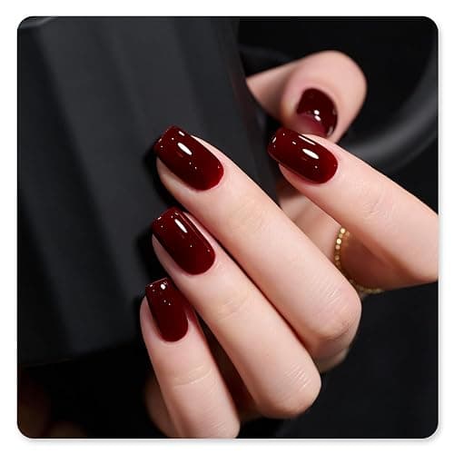 GAOY Dark Red Gel Nail Polish, 16ml Soak Off Gel Polish, UV Light Cure for Nail Art DIY Manicure at Home, 2387 Alluring Wine thumbnail 3