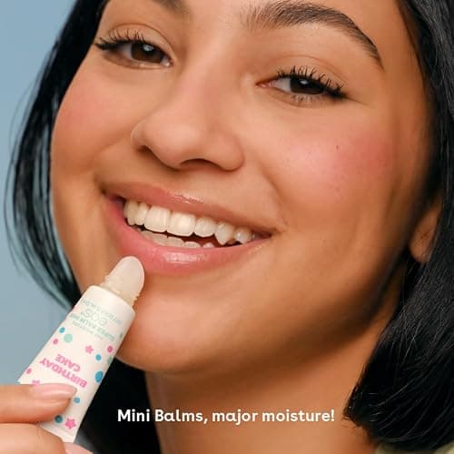 eos 24H Moisture Super Balm Minis- Crème de la Crème, Limited-Edition Lip Mask, Lip Mask, Made for Sensitive Skin, Shea Butter, Variety Pack, 0.169 fl oz, 3-Pack thumbnail 3