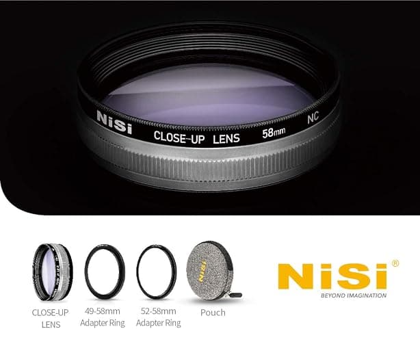 NiSi 58mm Lentille Close Up avec 49mm & 52mm Bague d’Adaptation pour Photographie Macro Gros Plan thumbnail 5