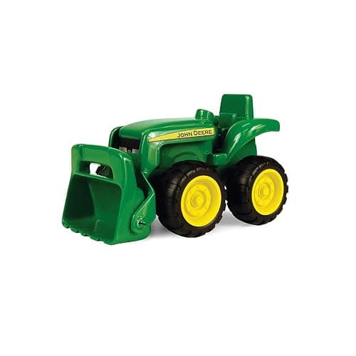 TOMY John Deere Vehicle Set - Includes Dump Truck Toy and Tractor Toy with Loader - Kids Outdoor Toys - Kids Construction and Sandbox Toys - 6 Inches - 2 Count - Ages 18 Months and Up thumbnail 3