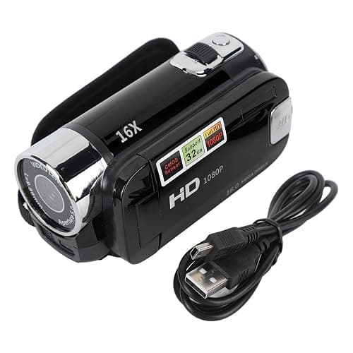 VBESTLIFE Digital Camcorder, 16X Digital Zoom 2.7 Inch Colourful Display Screen, 4K 48MP DV Camera High Definition Camera Image Video Camcorder (Black) thumbnail 4