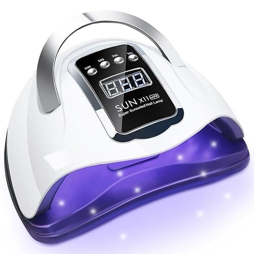 UV LED Nail Lamp 320W Professional Gel Nail Dryer with 66 LED Beads, Fast Curing Nail Lamp with Auto Sensor, 4 Timer Settings (10s/30s/60s/99s) for Gel Polish Home Salon - Image 1