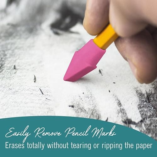 Pencil Top Erasers, 144 Count Pink Cap Erasers, Pink Eraser Tops, Pencil Toppers, Pencils Cap Eraser thumbnail 4