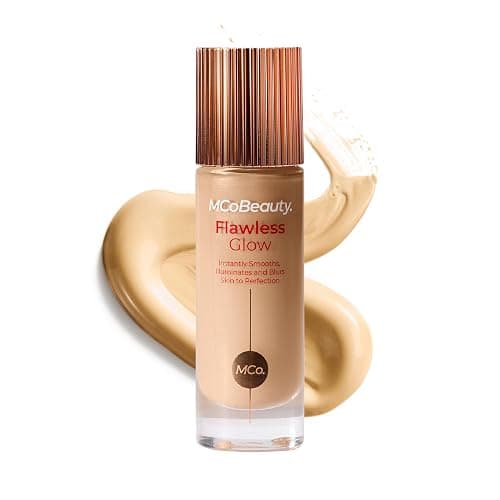 MCoBeauty Flawless Glow Luminous Skin Filter - 2.5 Fair - 4-in-1 Luminous Primer, Foundation Booster & Liquid Highlighter with Squalane - Radiant Glow Complexion Perfector Face Makeup - Image 1