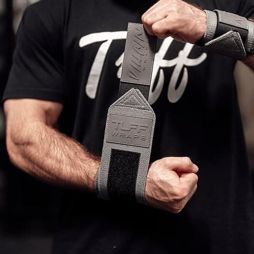 Villain Wrist Wraps for Weightlifting & Powerlifting – Adjustable Support Straps for Men and Women – Ideal for Strength Training, CrossFit, Bodybuilding – Durable Comfort to Eliminate Wrist Pain - 24 - Inch - SOLID GRAY thumbnail 3