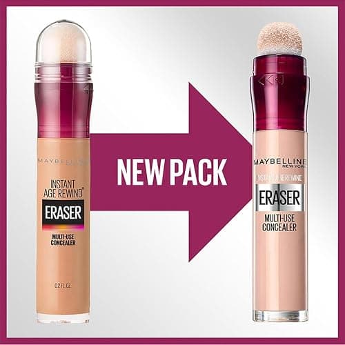 Maybelline New York Concealer, Instant Anti-Ageing Eraser, 01 Beige Pink, 6.8 ml thumbnail 3