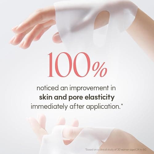 THE FACE SHOP Original Vegan Collagen Face Mask, Korean Glass Skin Essential, Peptide Hydrogel Mask for Firming & Skin Elasticity, Moisturizing, 4EA thumbnail 6