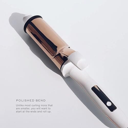Kristin Ess Hair 2 Inch Titanium Curling Iron for Big Blowout Waves + Volume-2” Salon Professional Wide + Large Barrel Curling Iron - Auto Shut-Off - Smooth+Shiny Loose Waves for Medium to Thick Hair thumbnail 4