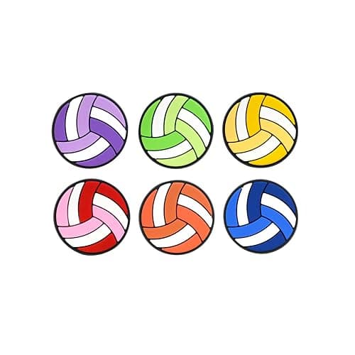 Volleyball croc charms thumbnail 2