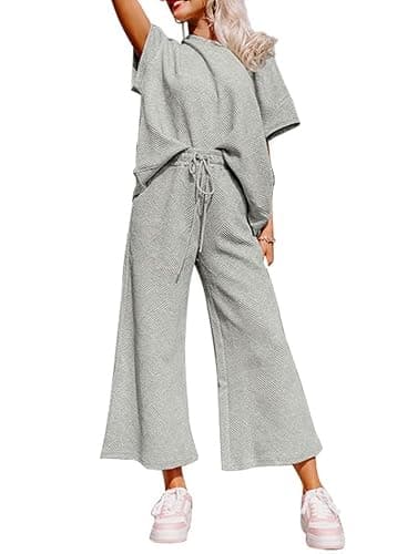 SHEWIN Women Two Piece Sets Business Casual Work Vacation Airport Outfits 2026 - Image 1