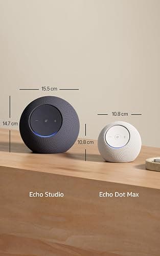 All-new Amazon Echo Dot Max, Alexa speaker with room-filling sound and built-in smart home hub, Graphite thumbnail 5