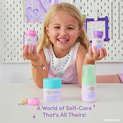 Evereden x Polly Pocket Travel Size Kids Skincare & Haircare Set + Lip Balm | Limited-Edition Gift Box, Kids Skincare & Haircare Minis & Lip Balm Charm, Dermatologist-Tested, TSA Approved, Clean & Vegan thumbnail 6