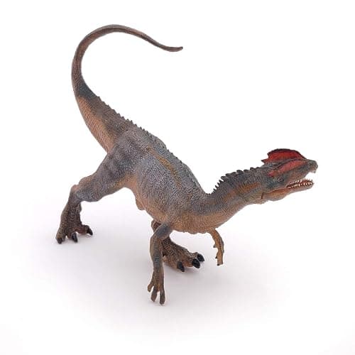 Papo - Figurine Dilophosaure - Jouet Dinosaure Enfant dès 3 Ans - Idée Cadeau Jurassique - 14 x 4,5 x 13 cm - Théropode Carnivore Réaliste - Peint à la Main - Collection Les Dinosaures - 55035 thumbnail 6