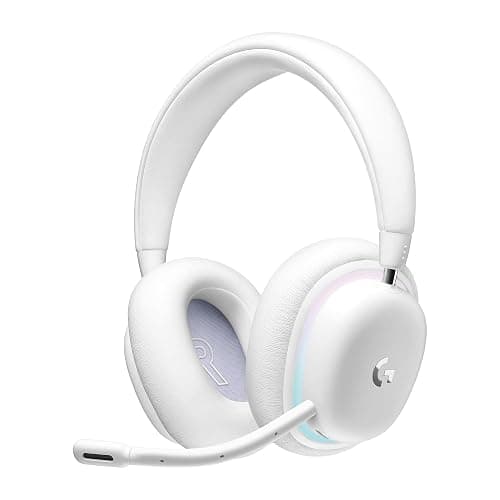 Logitech G G735 Wireless Gaming Headset, Customisable LIGHTSYNC RGB Lighting, Lightspeed, Bluetooth, 3.5 MM Aux Compatible with PC, Mobile Devices, Detachable Microphone - White Mist thumbnail 7