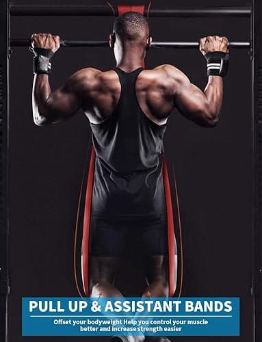 Pull Up Bands, Resistance Bands, Pull Up Assistance Bands Set for Men & Women, Exercise Workout Bands for Working Out, Body Stretching, Physical Therapy, Muscle Training thumbnail 5