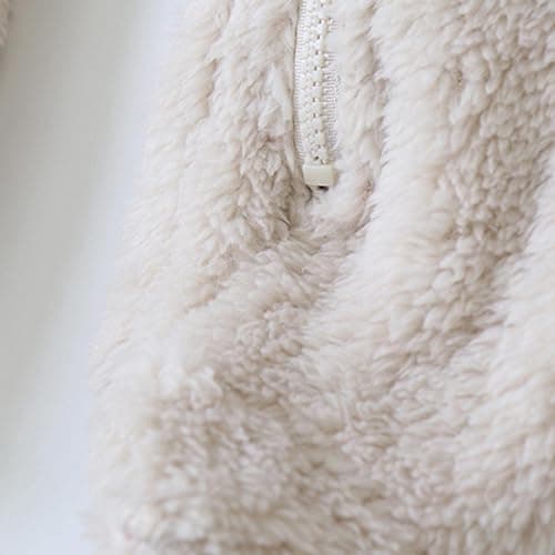 Toddler Baby Boys Girls Fleece Rompers Cute Hooded Plush Zipper Jumpsuits Keep Warm Fall Winter Outfits thumbnail 5