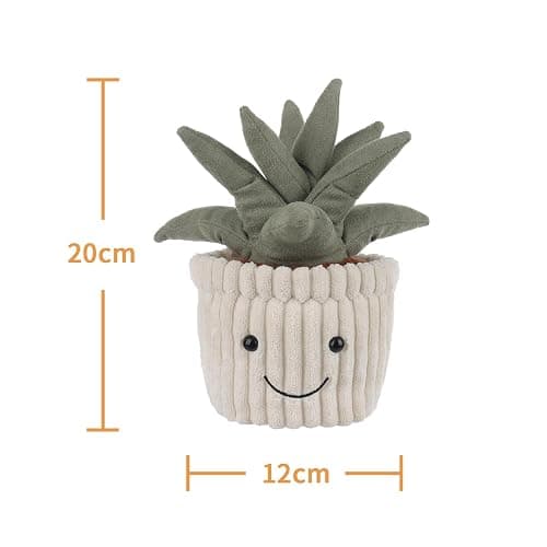 Apricot Lamb Plüsch Pflanze Plüschtier Pflanze Puppen Aloe Puppen Spielzeug für Kinder und Baby-weich & waschbar thumbnail 3
