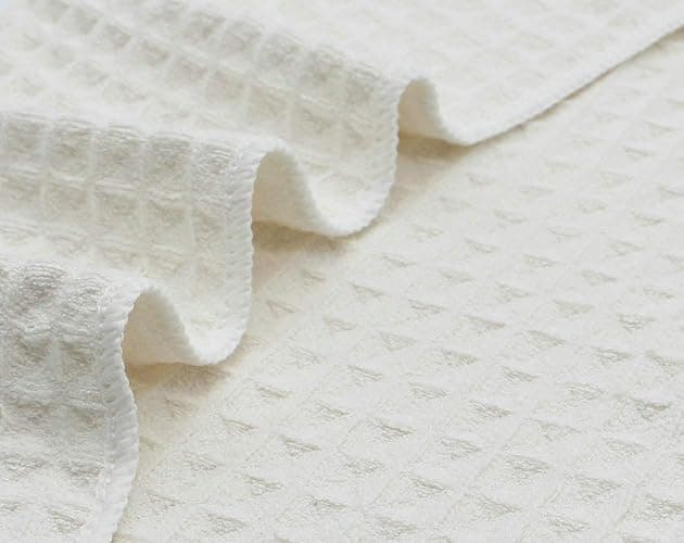VeraSong Waffle Weave Kitchen Towels Dish Towels, 3 Pack, 16x24 Inch, Beige | Thick Microfiber Hand towels, Dish Towels for Kitchen, Absorbent, Lint Free, Dish Drying & Tea Towels thumbnail 7