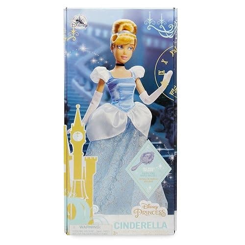 Disney Store Official Disney Princess Classic Doll (Cinderella), 11 Inches, Includes Brush with Molded Details, Fully Posable Toy in Classic Outfit - Disney Princess Toys for Girls thumbnail 9