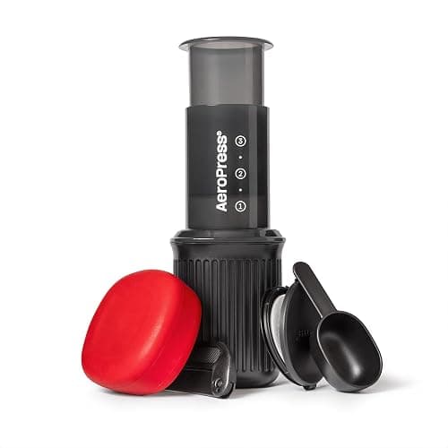 AeroPress Go, Extra Small Portable Coffee Maker Kit, Travel, Hiking & Camping, All-in-One French Press, Pour-Over & Espresso Style Manual Brewer, 2 Min Brew Makes a Less Bitter, More Flavorful Cup - Image 1