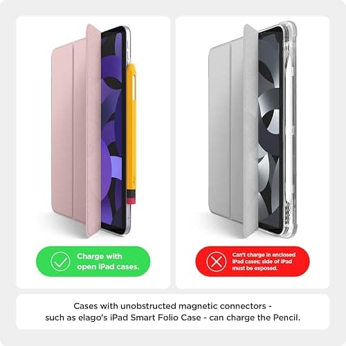 elago Compatible with Apple Pencil Pro Case & Apple Pencil 2nd Generation Case, Compatible with Magnetic Charging, Double Tap, Squeeze, Haptic (Must Read Installation Instructions) (Yellow) thumbnail 7