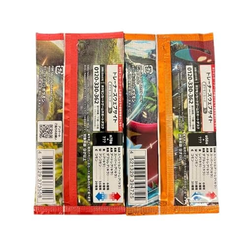 Random Pokemon Japanese Booster Pack Lot of 4 thumbnail 3