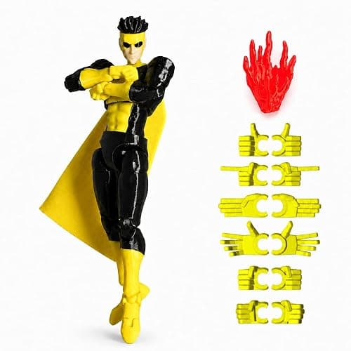 Glory Keep Assembly Completed T13 Action Figure 3D Printed Multi-Jointed Movable,Lucky 13 Action Figures,Multi-Articular Dummy 13 Action Figures,Desktop Decorations - Image 1