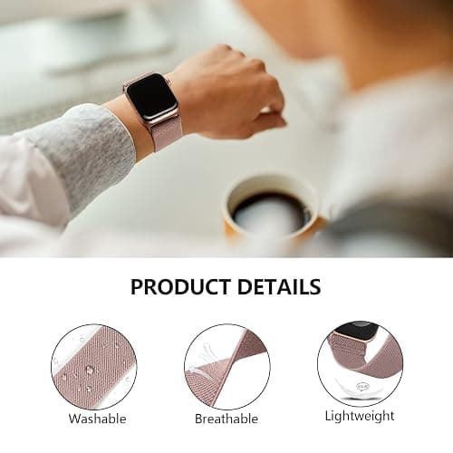 4 Pack Stretchy Solo Loop Compatible with Apple Watch Bands 38mm 40mm 41mm 42mm 44mm 45mm 46mm 49mm Women Men, Sport Nylon Elastic Straps Wristbands for iWatch Series 10 9 8 7 6 5 4 3 11 Ultra/SE 3 2 thumbnail 3