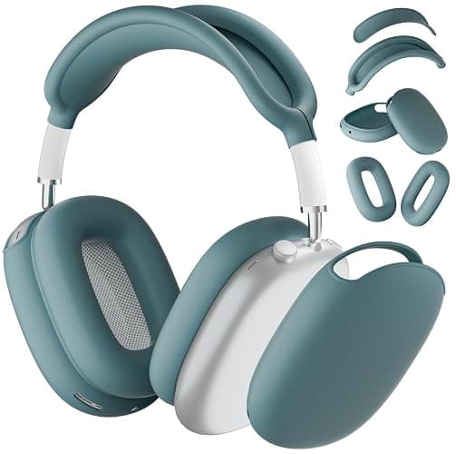 ATUAT for AirPods Max 2 Case Cover, Gray Blue | Protective Silicone Headphones Cover Accessories for Women Men for Apple AirPods Max 1st 2nd Generation(2026/2024/2020) - Image 1