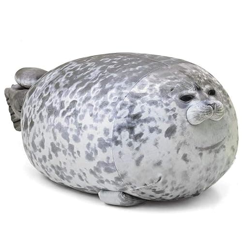 Stuffed Animals,Cute Seal Plush Pillows,15.7 inch Soft Plush Toys Stocking Stuffers for Kids Boys Girls Women,Essential Items for Returning to Dorms,Birthday for Kids - Image 1